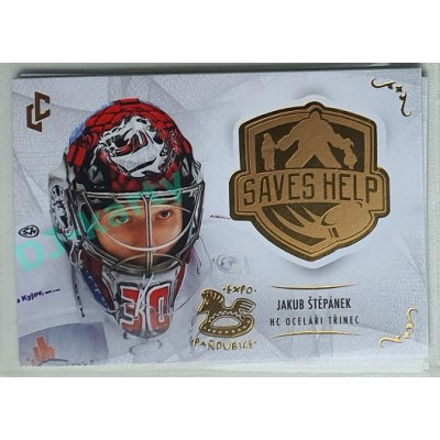 2021 Legendary Cards Saves #SH-034 Jakub Štěpánek Expo Pardubice