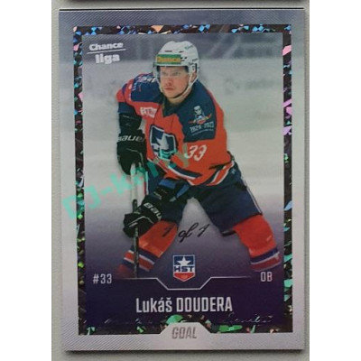 2022/23 Goal Cards Chance Liga 1. série #077 Lukáš Doudera Rainbow 1/1