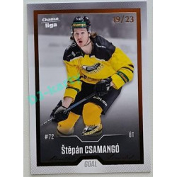 2022/23 Goal Cards Chance Liga Update #426 Štěpán Csamangó Gold xx/23