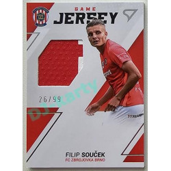 2022/23 Sportzoo Fortuna Liga 2. série #GJ-FS Filip Souček Game Jersey 26/99
