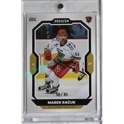 2023/24 Goal cards Chance Liga 1. série #054 Marek Račuk Blue 10/10