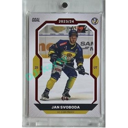 2023/24 Goal cards Chance Liga 2. série #303 Jan Svoboda Red 1/6