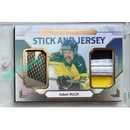 2023/24 Goal cards Chance Liga 2. série #SJ-15 Adam Rulík EXPO Game Used Material Jersey&Stick bronze 2/2