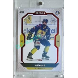 2023/24 Goal cards Chance Liga 2. série #304 Jiří Goiš Red 1/6
