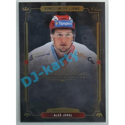 2021 OFS Kingdom of Lions Aleš Jergl #A26 Authentic Signature PROMO (bez podpisu)