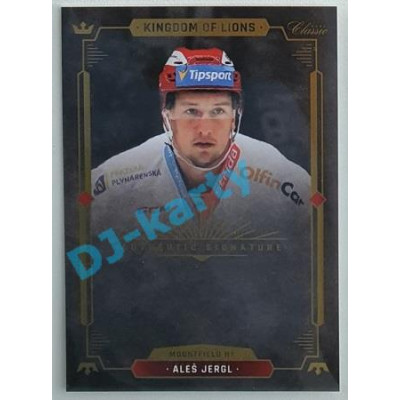 2021 OFS Kingdom of Lions Aleš Jergl #A26 Authentic Signature PROMO (bez podpisu)