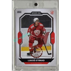 2023/24 Goal cards Chance Liga 1. série #135 Lukáš Strnad 1st day of issue