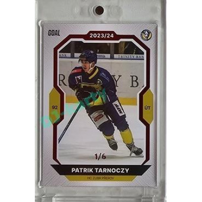 2023/24 Goal cards Chance Liga 2. série #306 Patrik Tarnoczy Red 1/6