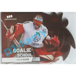 2020 MK reprezentace Jakub Kovář #8 47/50 Goalie School Die-cut Red