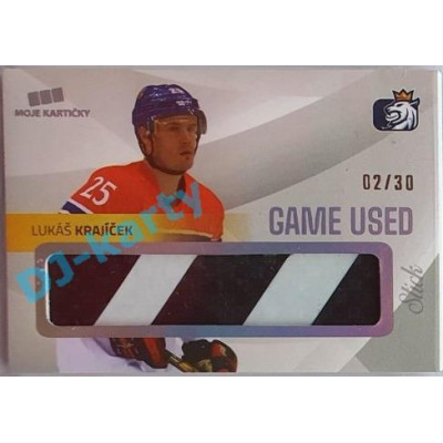 2020 MK reprezentace Lukáš Krajíček #10 02/30 Game Used Memorabilia