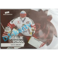 2020 MK reprezentace Šimon Hrubec #6 Goalie School Die-cut Red Retail
