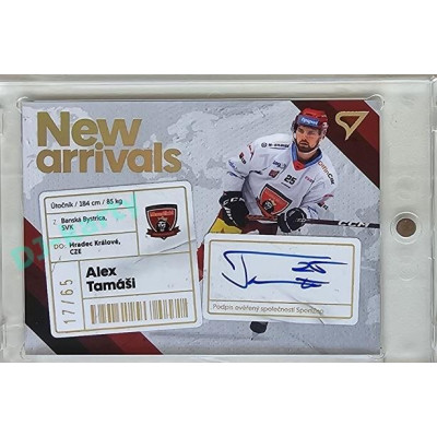 2023/24 Sportzoo ELH 1. série #NAS-AT Alex Tamáši New Arrival Auto 17/65
