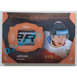 2020/21 OFS 1. série Lukáš Klimek #RPS-LKL 31/75 Game Used Remnants