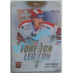 2020/21 OFS 2. série Matěj Paulovič #FL-MPA 04/15 Foreign Legion Neon Rainbow
