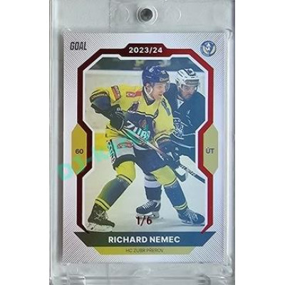 2023/24 Goal cards Chance Liga 2. série #308 Richard Němec Red 1/6