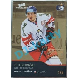 2020 MK reprezentace David Tomášek #35 1/5 Gold Czech Expo