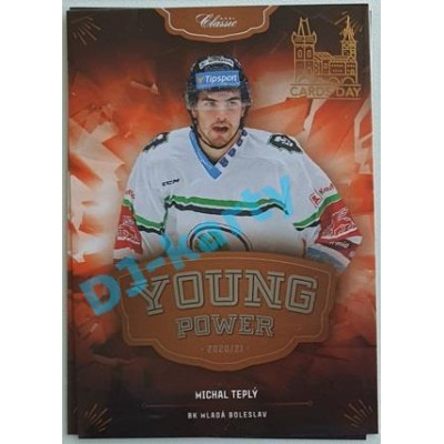 2020/21 OFS 1. série Michal Teplý #YP-15 x/3 Young Power CARDS DAY