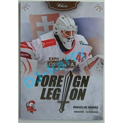 2020/21 OFS 2. série Branislav Konrád #FL-BKO Foreign Legion GOLD Expo Ostrava /3