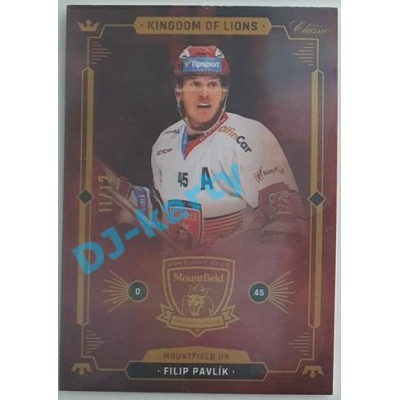 2021 OFS Kingdom of Lions Filip Pavlík #B04 11/12 Rainbow
