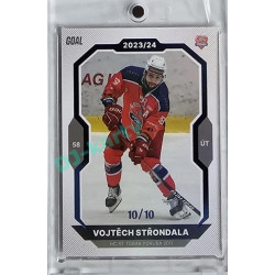 2023/24 Goal cards Chance Liga 1. série #069 Vojtěch Střondala Blue 10/10