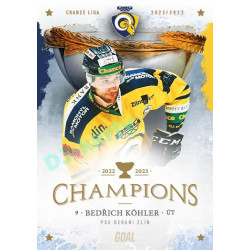 2023 Goal Cards Zlín Champions #26 Bedřich Köhler