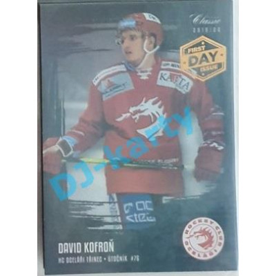 2019/20 OFS David Kofroň #253 Black Rainbow 1st Day of Issue