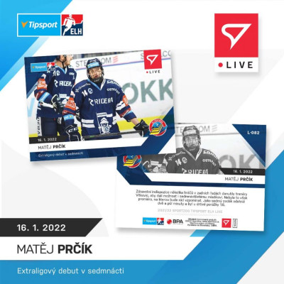 2021/22 Sportzoo Matěj Prčík #82 xx/63