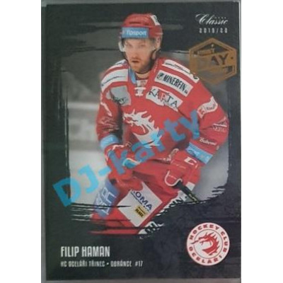 2019/20 OFS Filip Haman #340 Black Rainbow 1st Day of Issue