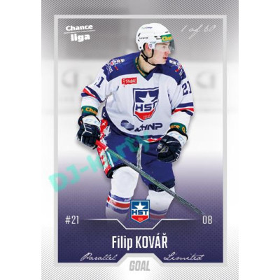 2022/23 Goal Cards Chance Liga 2. série #276 Filip Kovář Silver 1 of 60