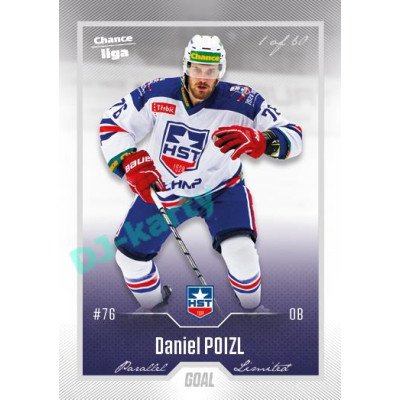 2022/23 Goal Cards Chance Liga 2. série #278 Daniel Poizl Silver 1 of 60