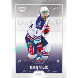 2022/23 Goal Cards Chance Liga 2. série #279 Matěj Novák Silver 1 of 60