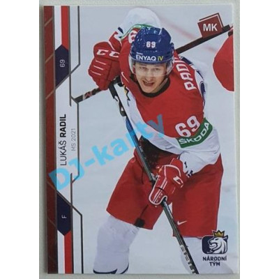 2021 MK reprezentace Lukáš Radil MS 2021 #70 16/25 Red
