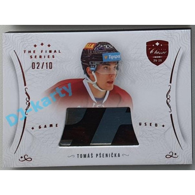 2021/22 OFS The Final Series Tomáš Pšenička #STI-PST 02/10 Game Used Stick Red