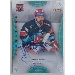 2021/22 OFS The Final Series Dominik Graňák #330 07/20 Bonus Signature Rainbow