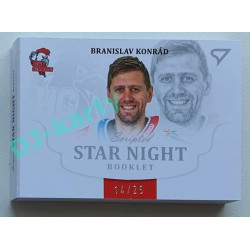 2021/22 Sportzoo TIPSPORT ELH 2. série #SN-BK Branislav Konrád Star Night Booklet 14/25