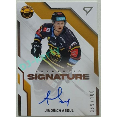 2022/23 Sportzoo ELH 1. série #AS2-JA Jindřich Abdul Signature level 2 xxx/100