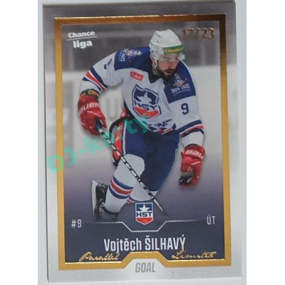 2022/23 Goal Cards Chance Liga 1. série #080 Vojtěch Šilhavý Gold 17/23