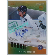 2022/23 Goal Cards Chance Liga 2. série #07 Michal Vitouch Rookie Autograph xx/49