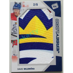 2023 MK reprezentace #JL-09 David Sklenička Jersey Logo Memorabilia 2/9