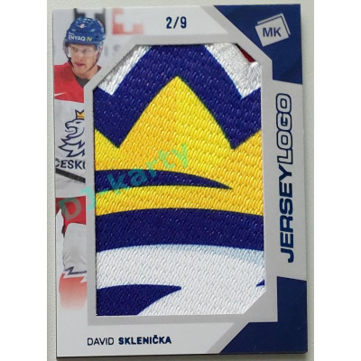2023 MK reprezentace #JL-09 David Sklenička Jersey Logo Memorabilia 2/9