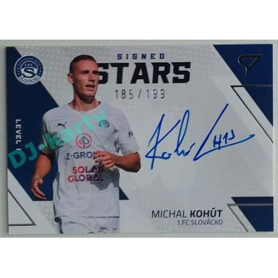 2022/23 Sportzoo Fortuna Liga 2. série #SL1-KO Michal Kohút Signed Stars Level 1 xx/199