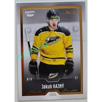2022/23 Goal Cards Chance Liga Update #427 Jakub Hajný Gold xx/23