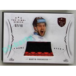2021/22 OFS The Final Series Martin Procházka #STI-PRM 07/10 Game Used Stick Red