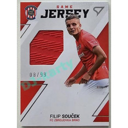 2022/23 Sportzoo Fortuna Liga 2. série #GJ-FS Filip Souček Game Jersey 08/99