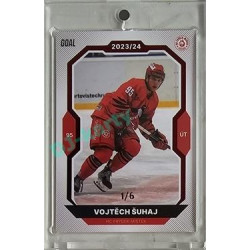 2023/24 Goal cards Chance Liga 2. série #317 Vojtěch Šuhaj Red 1/6