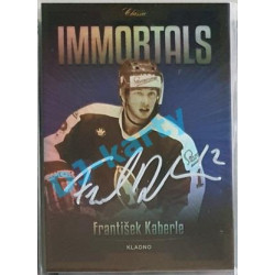 2020 OFS Síň slávy českého hokeje František Kaberle #IM-45 08/10 Immortals Signature White