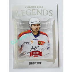 2022/23 Goal Cards Chance #LL-26 Jan Dresler Legends Expo x/3