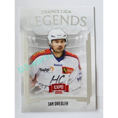 2022/23 Goal Cards Chance #LL-26 Jan Dresler Legends Expo x/3