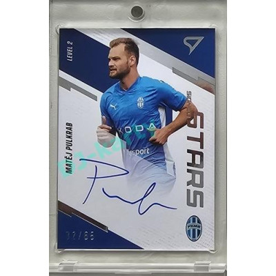 2023/24 Sportzoo Fortuna Liga 2. série #SL2-MP Matěj Pulkrab Signed Stars Level 2 xx/65