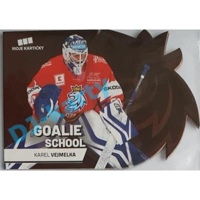2020 MK reprezentace Karel Vejmelka #7 Goalie School Die-cut Red Retail